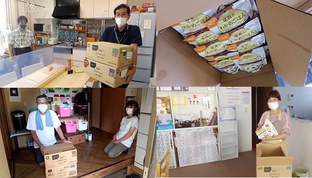 JU栃木様から、各施設へアルファ―米の寄贈を仲介しました。
